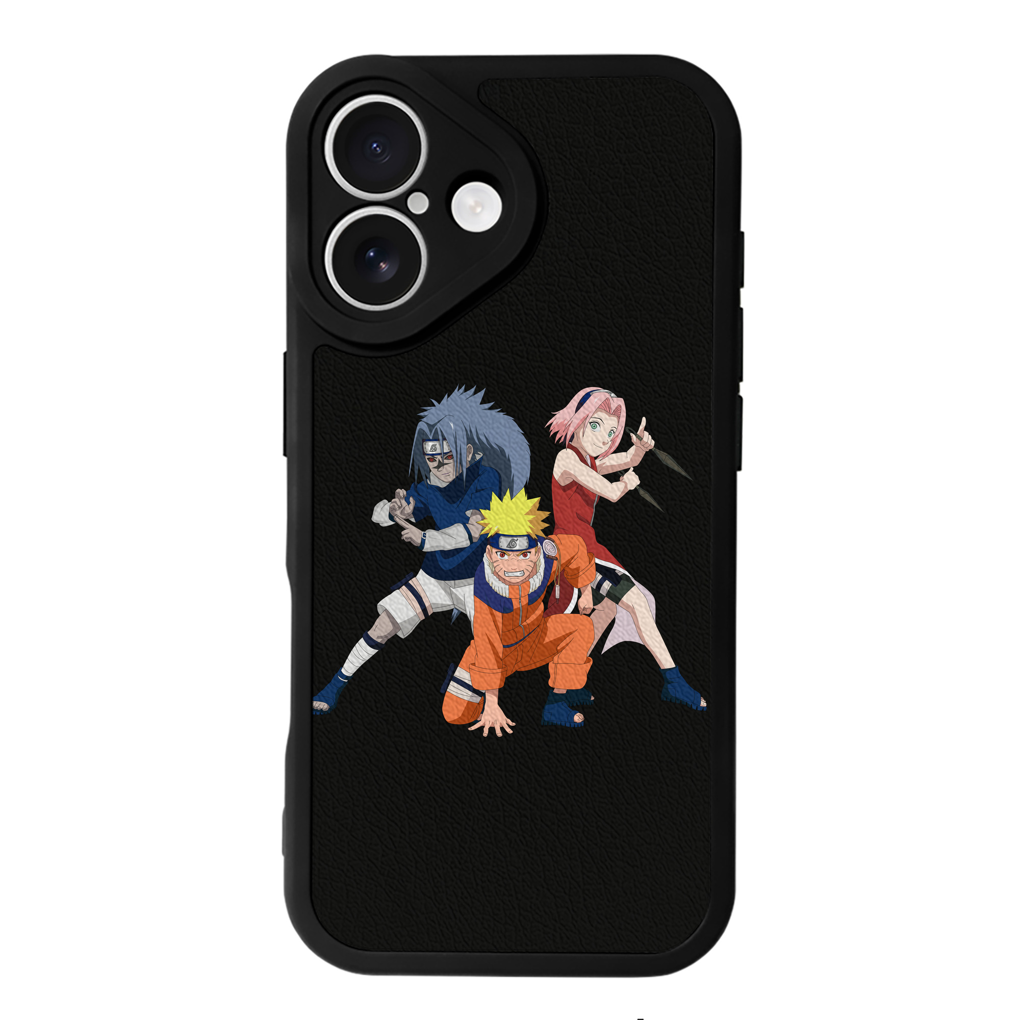 （画像用） NARUTO -ナルト- うずまき ナルト Uzumaki Naruto 【iPhone 16シリーズ対応】シリコンスマホケース（レザー調） 材質：シリコン